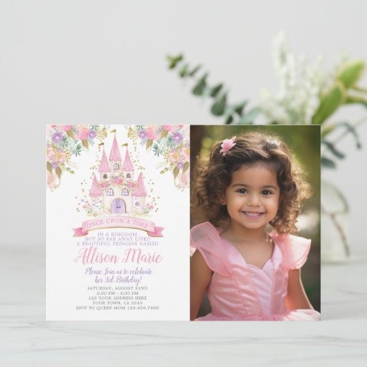 Cumpleaños de la Princesa Kaart (Staand voorkant)