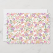 Cumpleaños de la Princesa Kaart (Achterkant)