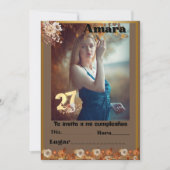 cumpleanos Invitation Kaart (Voorkant)