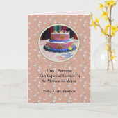 Cumpleaños para una persona muy especial kaart (Gele Bloem)