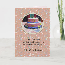 Cumpleaños para una persona muy especial kaart