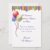 Cumpleaños - Uitnodiging (Achterkant)