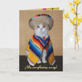 Cumpleanos van Feliz! Kaart (Gele Bloem)