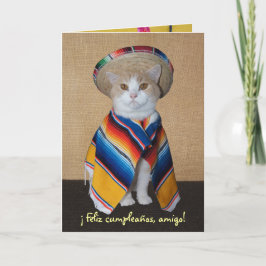 Cumpleanos van Feliz! Kaart