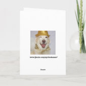 Cumpleanos van Feliz! Kaart (Achterkant)