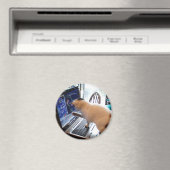 Cumputer Cat Magnet (Insitu (Vaatwasser))