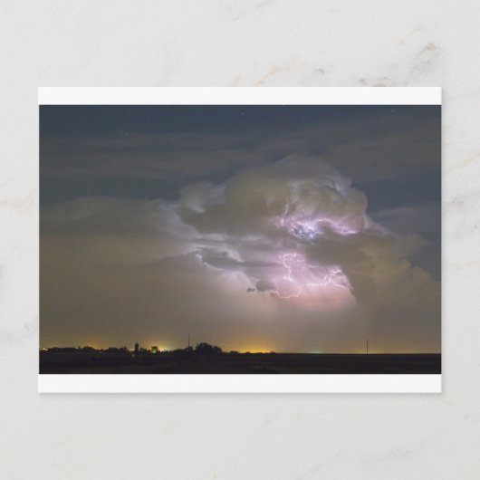 Cumulonimbus Cloud Explosion Briefkaart (Voorkant)