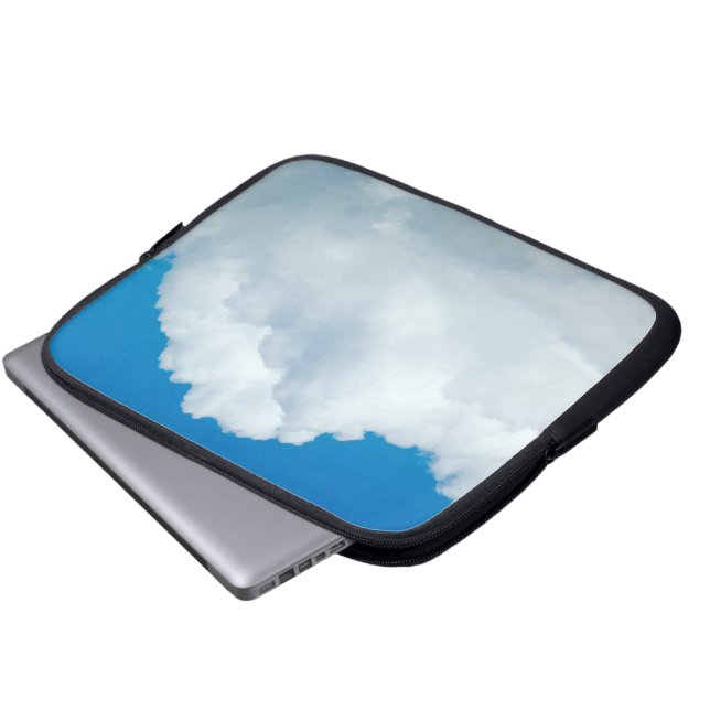 Cumulonimbus Clouds Laptop Sleeve (Voorkant onderkant)
