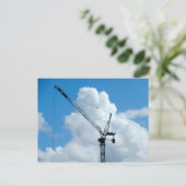 Cumulonimbus Crane Briefkaart (Staand voorkant)