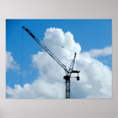 Cumulonimbus Crane Poster (Voorkant)