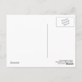 Cumulonimbus Crane - Zwart-wit Briefkaart (Achterkant)