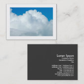 Cumulonimbus (grens) visitekaartje (Voorkant / Achterkant)