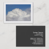Cumulonimbus (grens) visitekaartje (Voorkant / Achterkant)