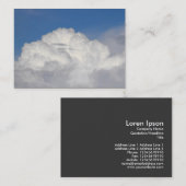 Cumulonimbus Visitekaartje (Voorkant / Achterkant)