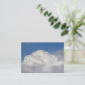 Cumulonimbus Visitekaartje (Staand voorkant)
