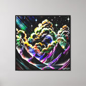 Cumulus Canyon Canvas Afdruk (Voorkant)