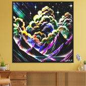 Cumulus Canyon Canvas Afdruk (Insitu (Woonkamer))