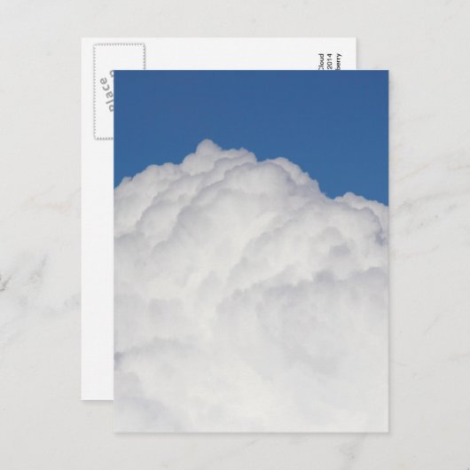 Cumulus Cloud Briefkaart (Voorkant / Achterkant)