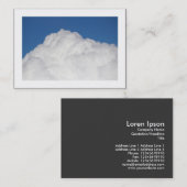 Cumulus Cloud (Gecombineerd) Visitekaartje (Voorkant / Achterkant)