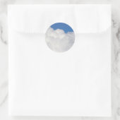 Cumulus Cloud II Ronde Sticker (Tas)