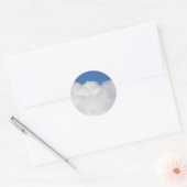 Cumulus Cloud II Ronde Sticker (Envelop)