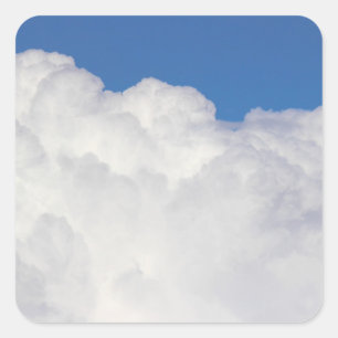 Cumulus Cloud II Vierkante Sticker