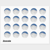 Cumulus Cloud Ronde Sticker (Vel)