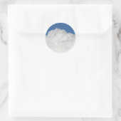 Cumulus Cloud Ronde Sticker (Tas)