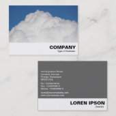 Cumulus Cloud Visitekaartje (Voorkant / Achterkant)