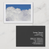 Cumulus Clouds (Gecombineerd) Visitekaartje (Voorkant / Achterkant)