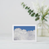 Cumulus Clouds (Gecombineerd) Visitekaartje (Staand voorkant)