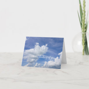 Cumulus puffs die denken van je kaart