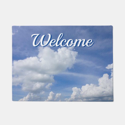 Cumulus Puffs Welkom Doormat Deurmat (Voorkant)