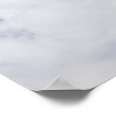 Cumulus wolken bekeken vanuit een hoge hoek. poster (Hoek)