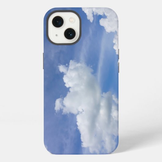 Cumuluspluizen iPhone Hoesje (Achterkant)