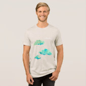 Cumuluswolk Tri-Blend Shirt (Voorkant volledig)