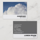 Cumuluswolk Visitekaartje (Voorkant / Achterkant)