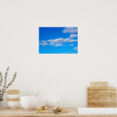cumuluswolken boven het westen van Antarctica Poster (Keuken)