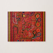 Cuna-indiaanse mannen in Cayucos Legpuzzel (Horizontaal)