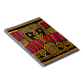 Cuna Indian Mola Duck Design Notitieboek (Rechterzijde)