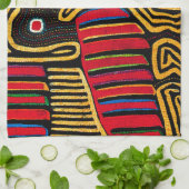 Cuna Indian Mola Duck Design Theedoek (Gevouwen)