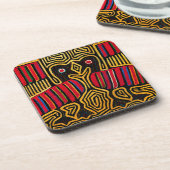 Cuna Indian Mola Eend Design Onderzetter (Linkerzijde)