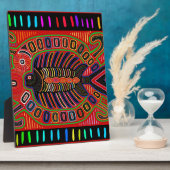 Cuna Indian Mola Flying Fish Fotoplaat (Zijkant)