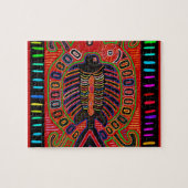 Cuna Indian Mola Flying Fish Legpuzzel (Horizontaal)