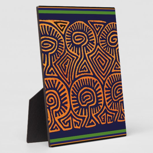 Cuna Indian Mushroom Demons Fotoplaat (Zijkant)