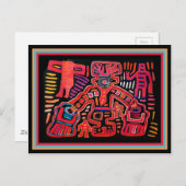 Cuna Indian Tribal Shaman met blikken Briefkaart (Voorkant / Achterkant)