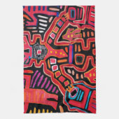 Cuna Indian Tribal Shaman met blikken Theedoek (Verticaal)