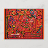 Cuna Indische Mannen in Cayucos Briefkaart (Voorkant)