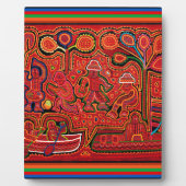 Cuna Indische Mannen in Cayucos Fotoplaat (Voorkant)