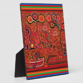 Cuna Indische Mannen in Cayucos Fotoplaat (Zijkant)